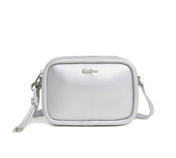 Pepe Jeans Bolso Brianae Metal Plata - Imagen 2