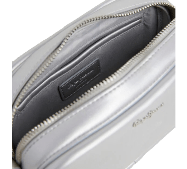 Pepe Jeans Bolso Brianae Metal Plata - Imagen 5