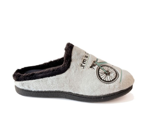 Plumaflex Zapatillas Hombre Abiertas Bicicleta Gris