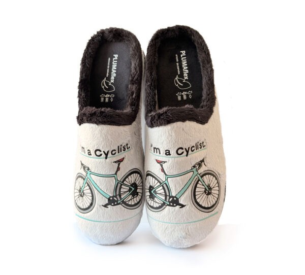 Plumaflex Zapatillas Hombre Abiertas Bicicleta Gris - Imagen 2