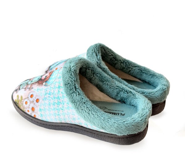 Plumaflex Zapatilla Casa Mujer abierta Niña Verde - Imagen 4
