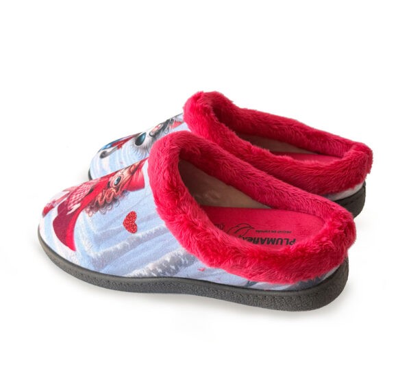 Plumaflex Zapatilla Casa Mujer abierta Caperucita Roja - Imagen 4