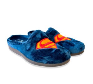 FLO180-Zapatillas-Flossy-descalza-hombre-superman-azul (2)