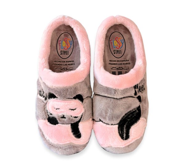 Flossy Zapatillas Mujer Abiertas Panda Niebla - Imagen 2