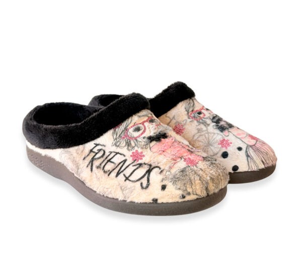 Flossy Zapatilla Mujer Abiertas Bailarina Beige - Imagen 3