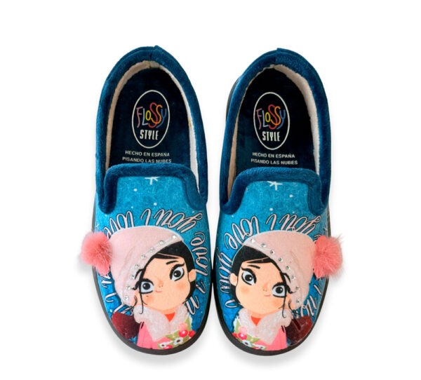 Flossy Zapatillas Cerradas Mujer Chica Azul - Imagen 2