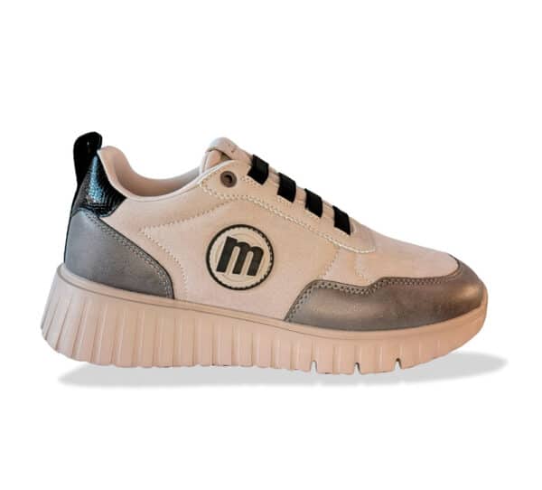Mustang Deportivo mujer taupe plomo