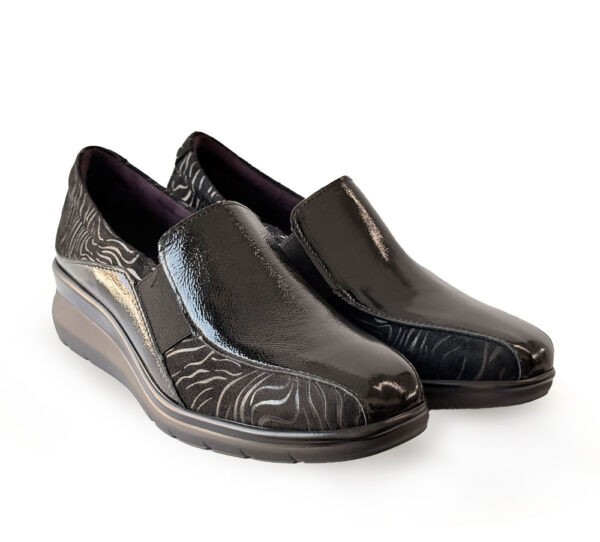 Pitillos Mocasín Mujer Negro - Imagen 2