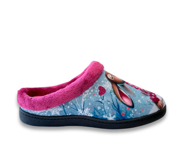 Pluma Flex Zapatilla Mujer Conejo Rosa