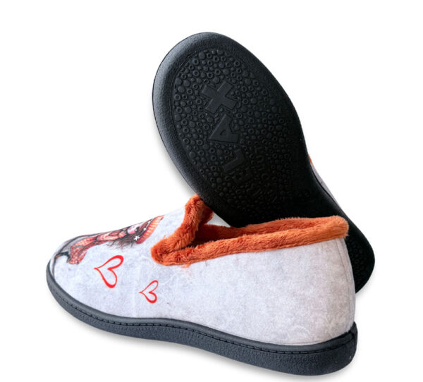 Pluma Flex Zapatilla Mujer Margarita Naranja - Imagen 4