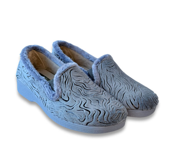 A Campello Zapatilla Mujer Cerrada Azul Cielo - Imagen 2