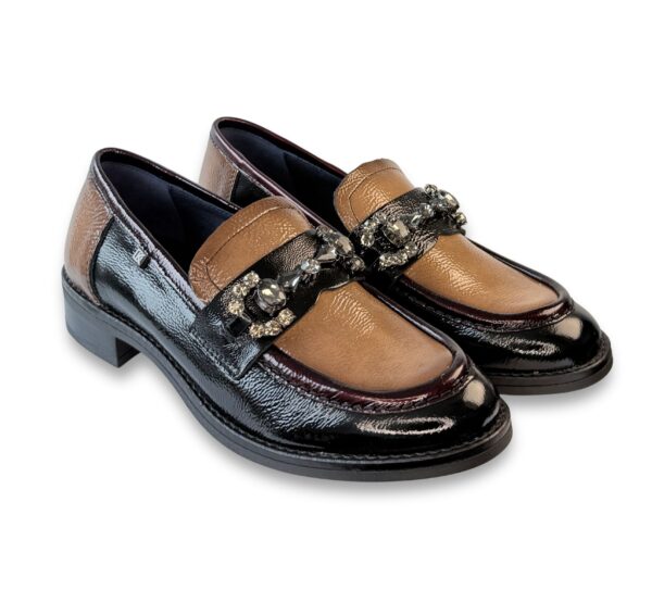 Dorking Zapato Mocasín Mujer Negro - Imagen 2