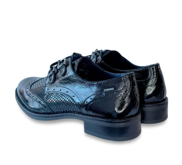 Dorking Zapato Mujer Harvar Cordones Negro - Imagen 3