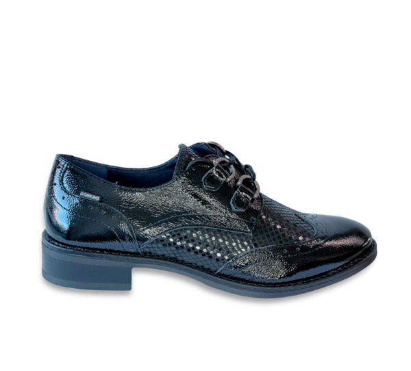 Dorking Zapato Mujer Harvar Cordones Negro