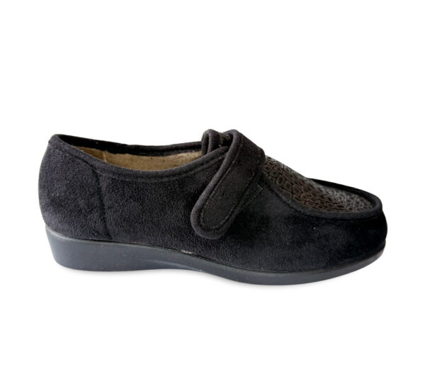 Doctor Cutillas Zapatilla Mujer Velcro Negro