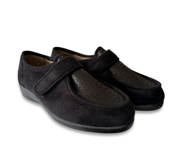 Doctor Cutillas Zapatilla Mujer Velcro Negro - Imagen 2