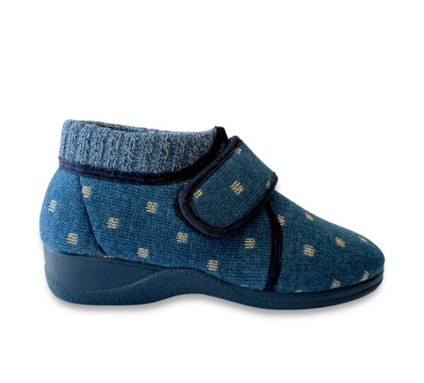 Doctor Cutillas Zapatilla Mujer Velcro Negro