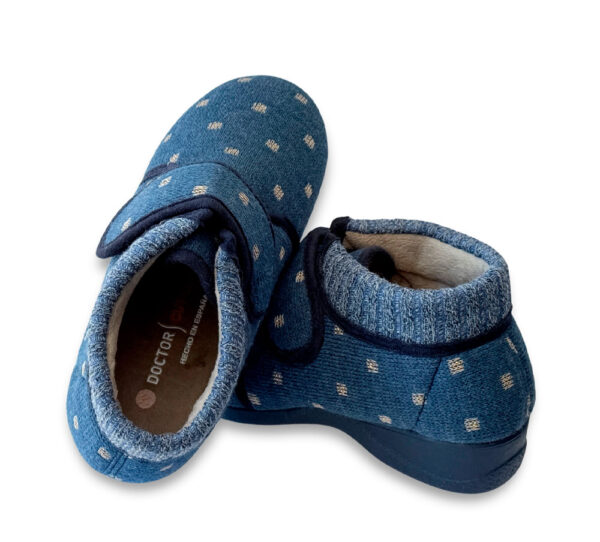 Doctor Cutillas Zapatilla Mujer Velcro Negro - Imagen 4