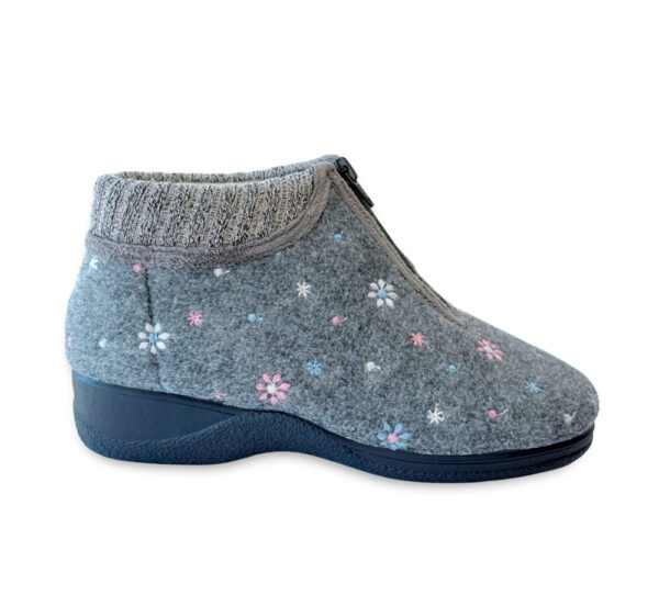 Doctor Cutillas Zapatilla Mujer Alta Gris