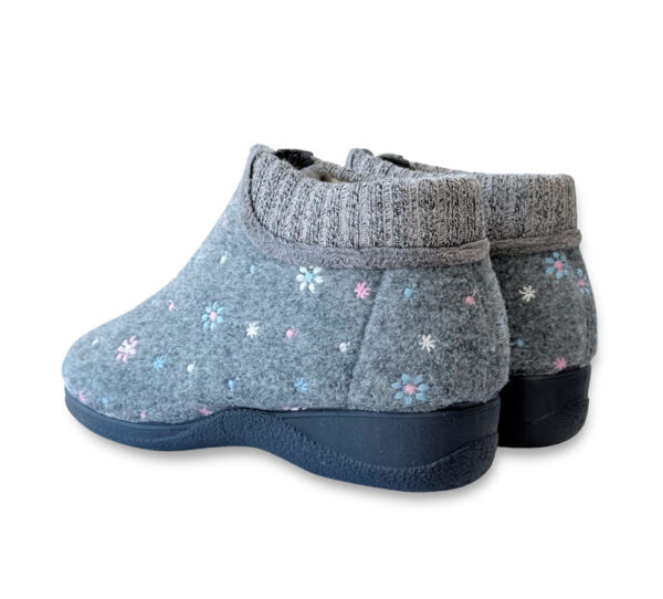 Doctor Cutillas Zapatilla Mujer Alta Gris - Imagen 3