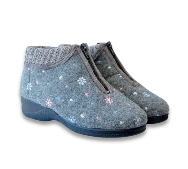 Doctor Cutillas Zapatilla Mujer Alta Gris - Imagen 2