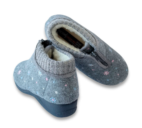 Doctor Cutillas Zapatilla Mujer Alta Gris - Imagen 4