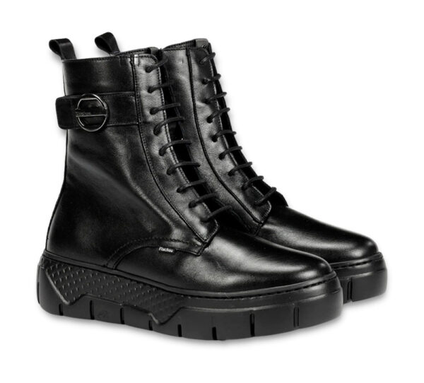 Fluchos Botín Mujer ILIA Piel Negro - Imagen 2