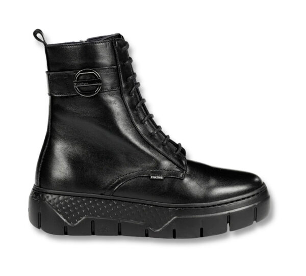 Fluchos Botín Mujer ILIA Piel Negro