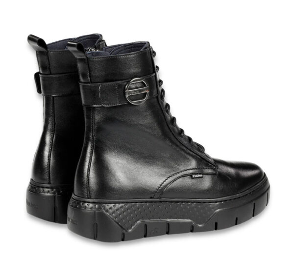 Fluchos Botín Mujer ILIA Piel Negro - Imagen 3