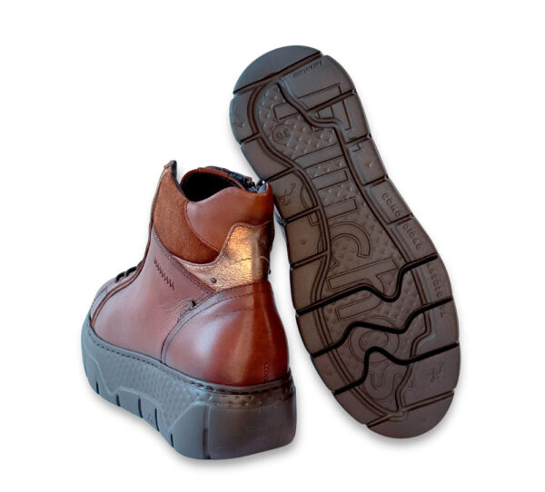 Fluchos Botín Mujer ILIA Piel Marrón - Imagen 4