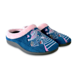 FLO294-Zaptillas-Flossy-Mujer-Chicas-Azul-2