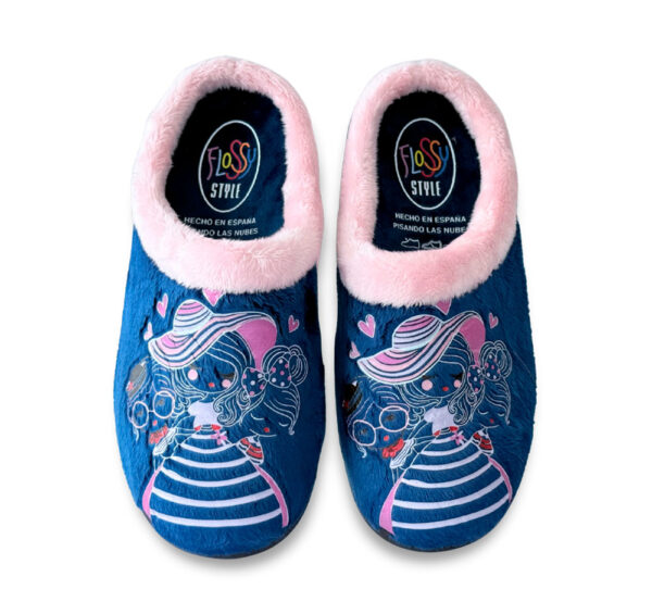 Flossy Zapatilla Mujer Chica Azul - Imagen 2