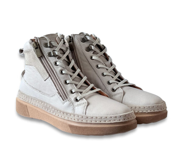 48+Hours Botín Sport Mujer Piel Beige - Imagen 3