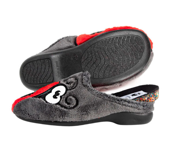 Marpen Slippers Zapatilla Abierta Mujer Mariquita Roja - Imagen 4