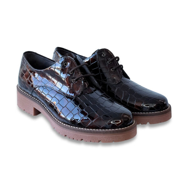 Pitillos Zapato Mujer Marrón - Imagen 2