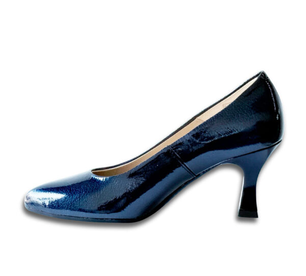 Pitillos Zapato Mujer Tacón Azul Marino - Imagen 4