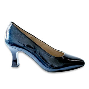 Pitillos Zapato Mujer Tacón Azul Marino
