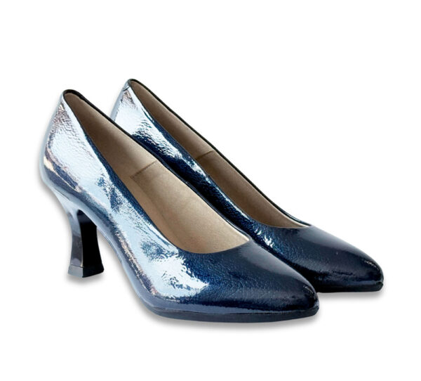 Pitillos Zapato Mujer Tacón Azul Marino - Imagen 2