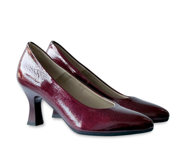 Pitillos Zapato Mujer Granate - Imagen 2