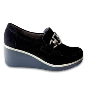 Pitillos Zapato Mujer Cuña Negro