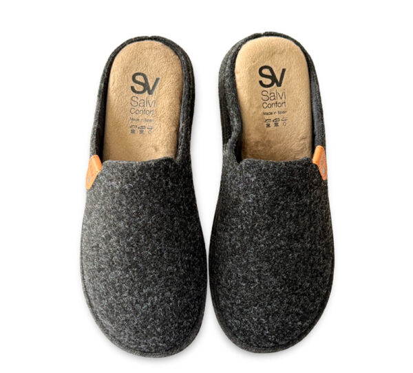 Salvi Confort Zapatilla Unisex Elfo Antracita - Imagen 2