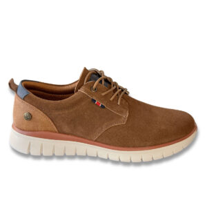 Xti Zapato Hombre Cordones Camel