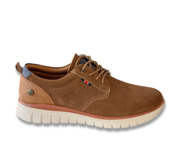 Xti Zapato Hombre Cordones Camel