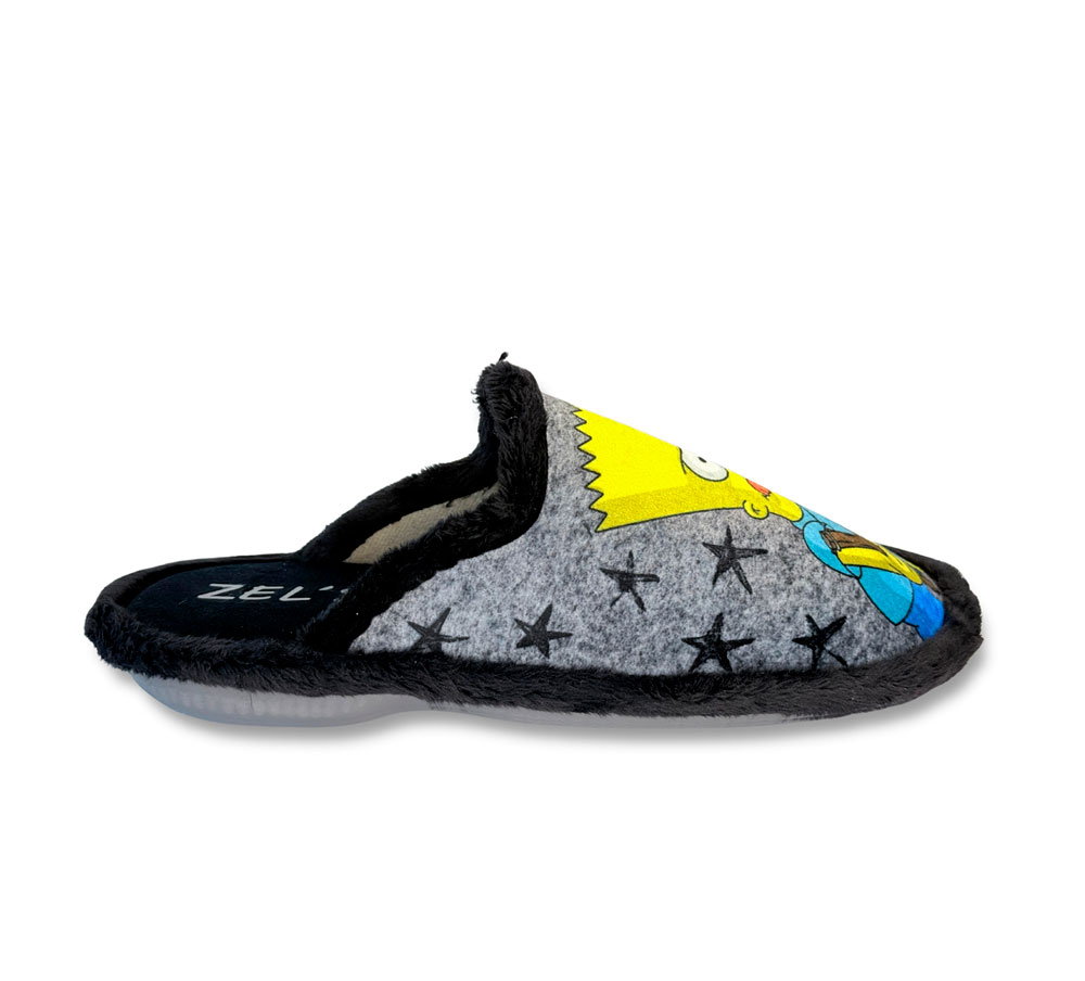 Zel's Zapatillas Hombre Abierta Negra
