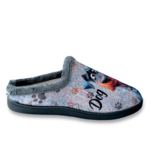 Pluma Flex Zapatilla Hombre Abierta Dog Gris