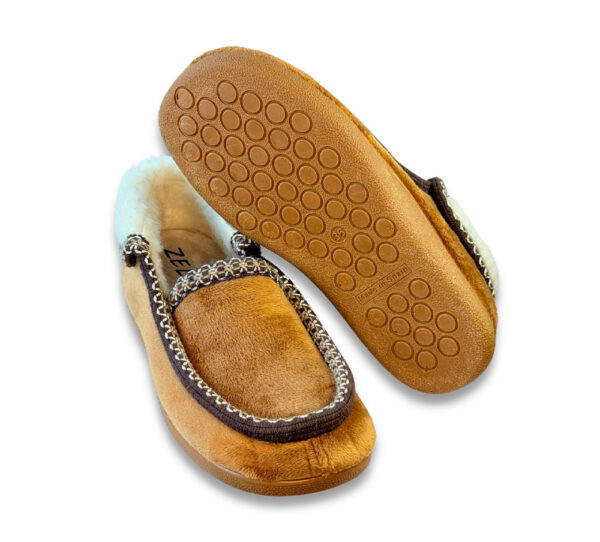 Zel’s Zapatilla Mujer Cerrada Marrón - Imagen 4