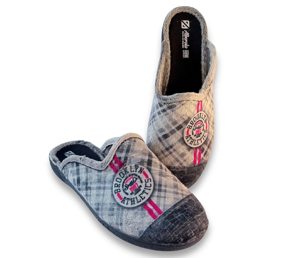 Alberola Zapatilla Hombre Abierta Gris - Imagen 3