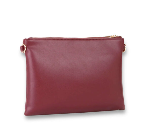 Valentino Bags Bolso de Mano Whitney Burdeos - Imagen 4