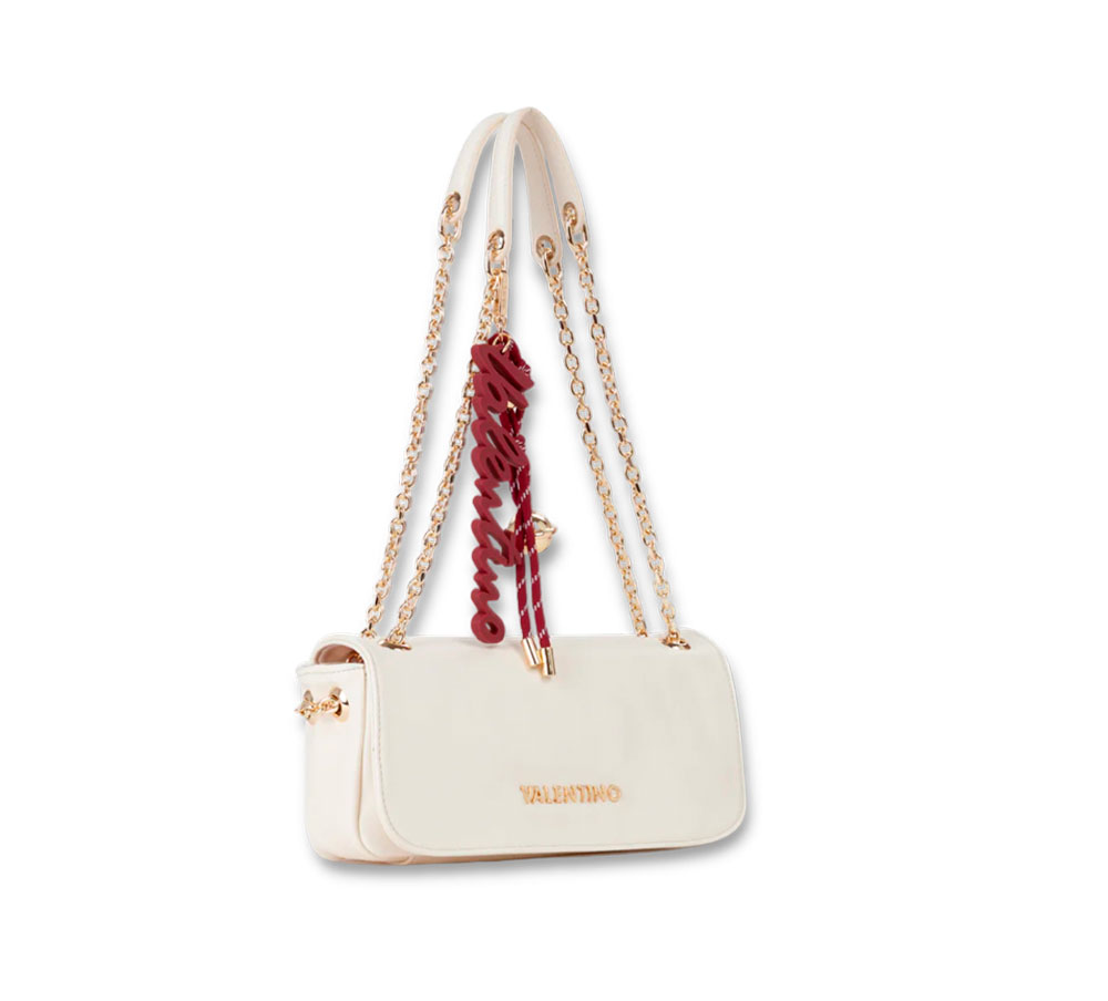 Valentino Bags Bolso de Hombro Winter Re Blanco - Imagen 2