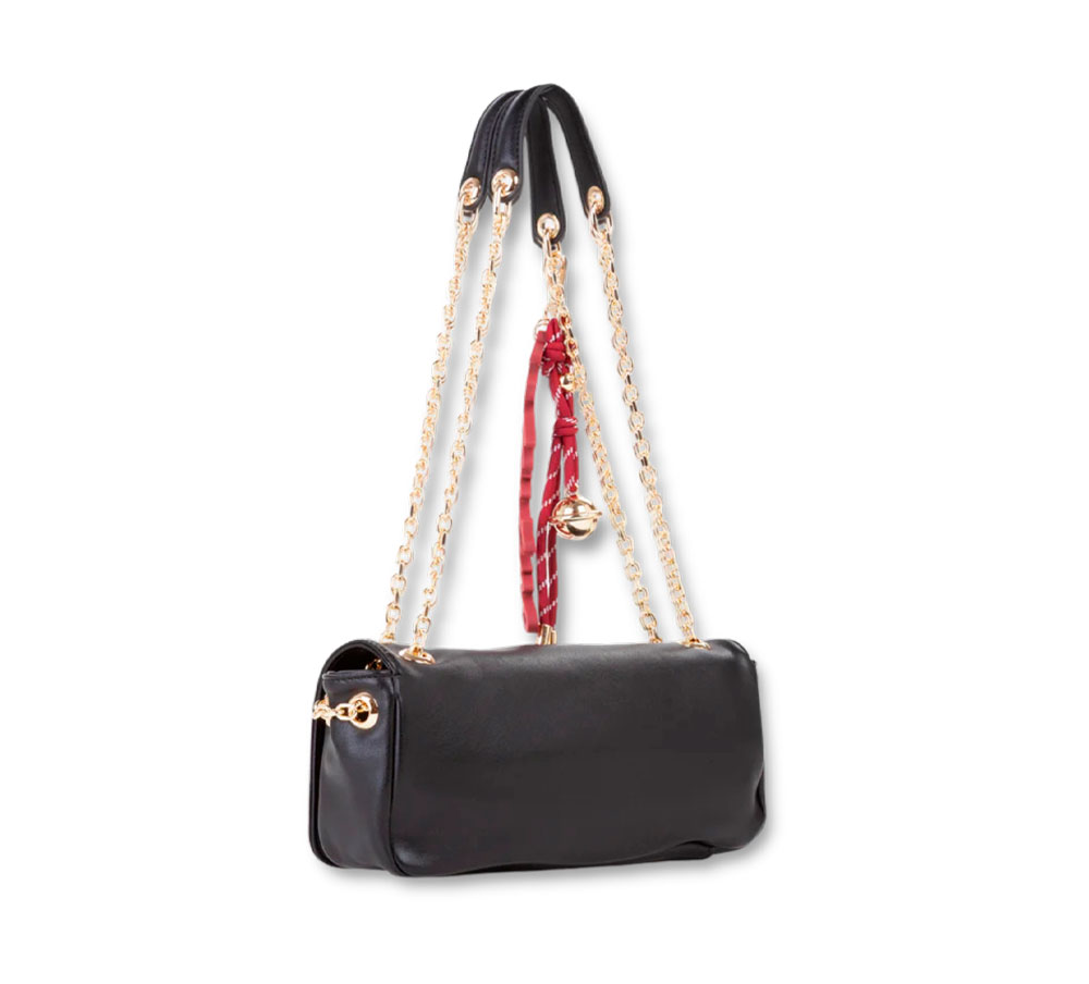 Valentino Bags Bolso de Hombro Winter Re Negro - Imagen 3